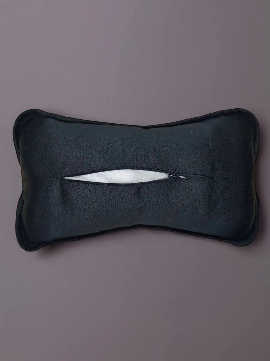 снимок Подушка автомобильная на подголовник 20х35 из экокожи от магазина BIO-TEXTILES ОПТ