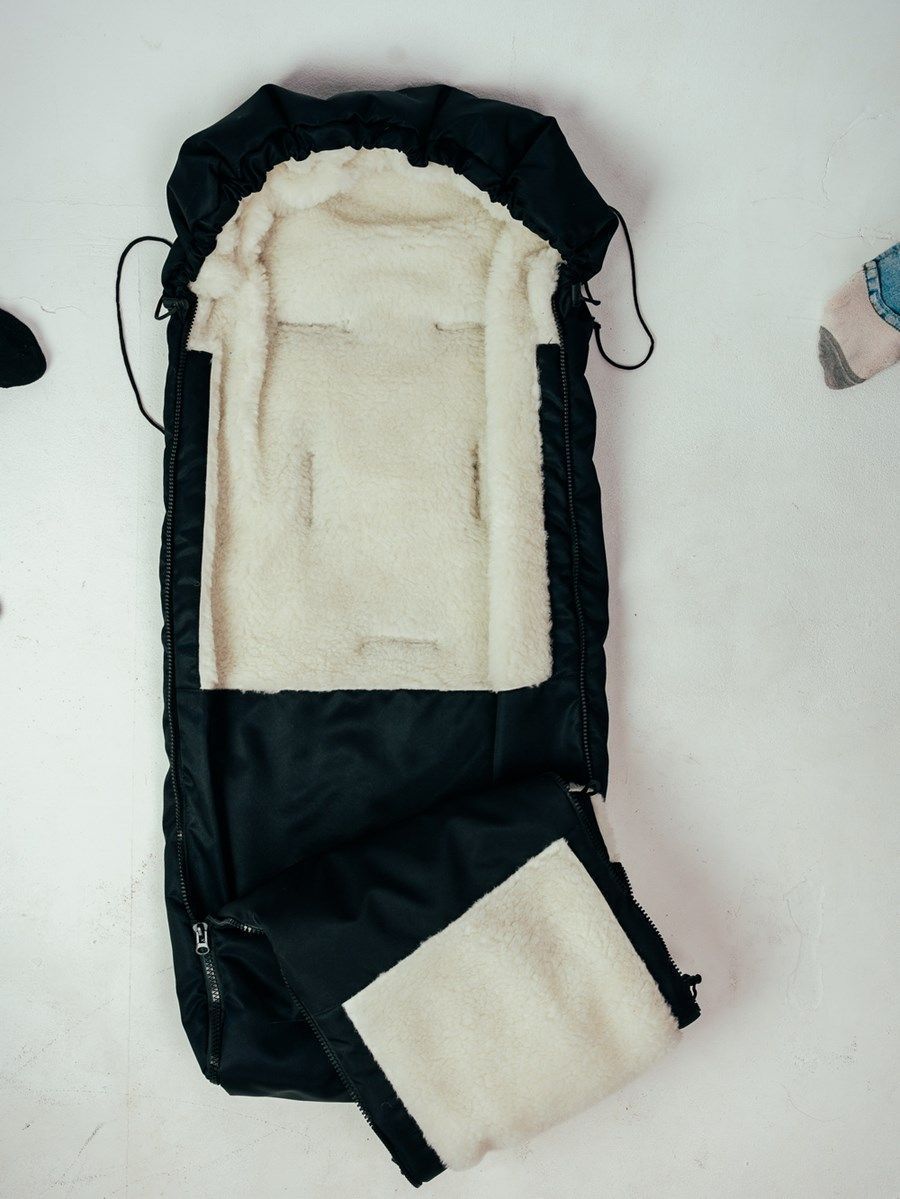 снимок Конверт детский меховой на выписку 120*58 (до 3 лет ) от магазина BIO-TEXTILES ОПТ